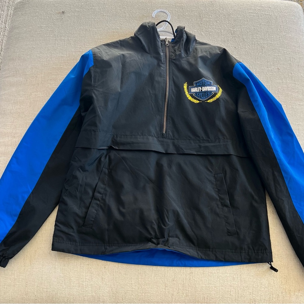 Harley-Davidson Men's Dual Sport Reversible Anorak Jacket EUC